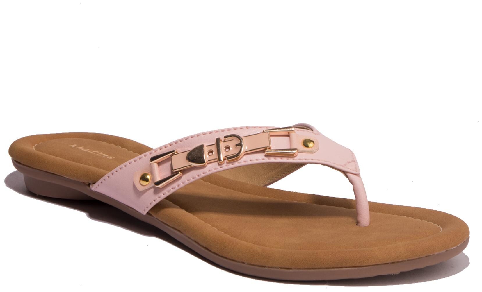 

Khadim s Women Pink T-Strap Flats