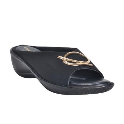 

Khadim s Black Wedges
