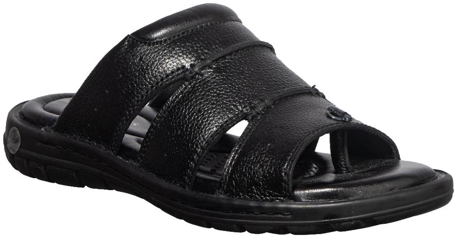 

British Walkers Men Black Sandals