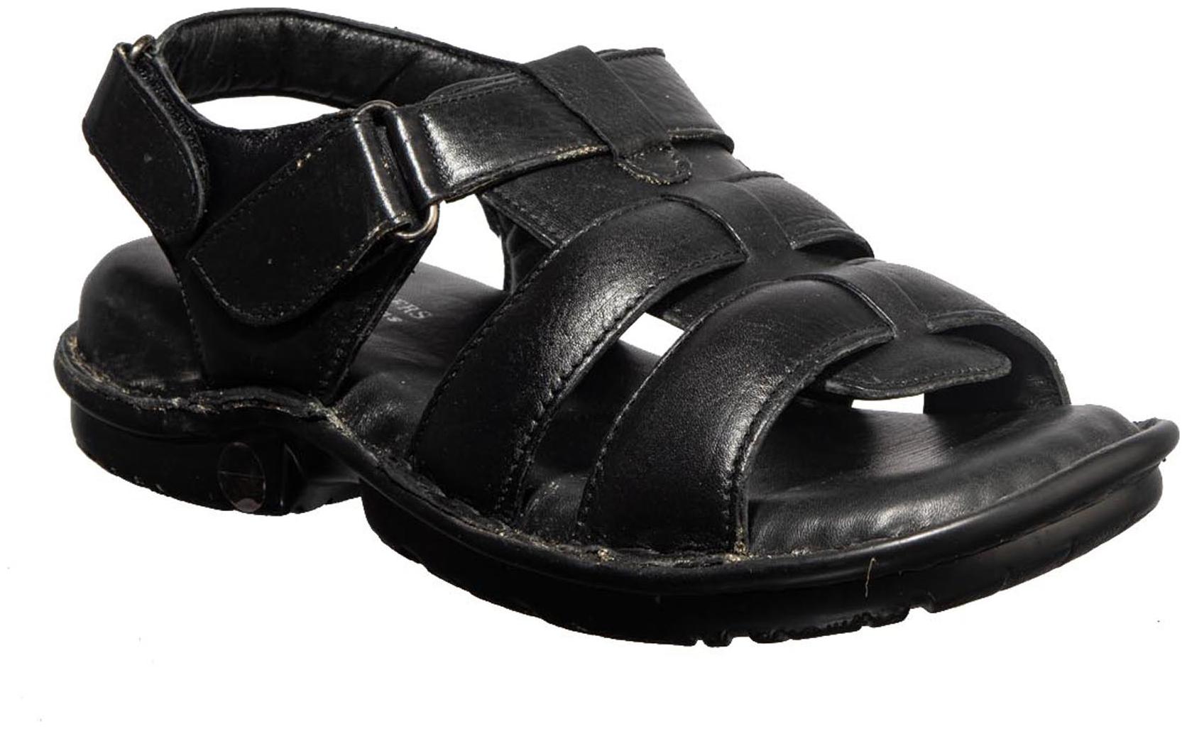 

British Walkers Men Black Sandals
