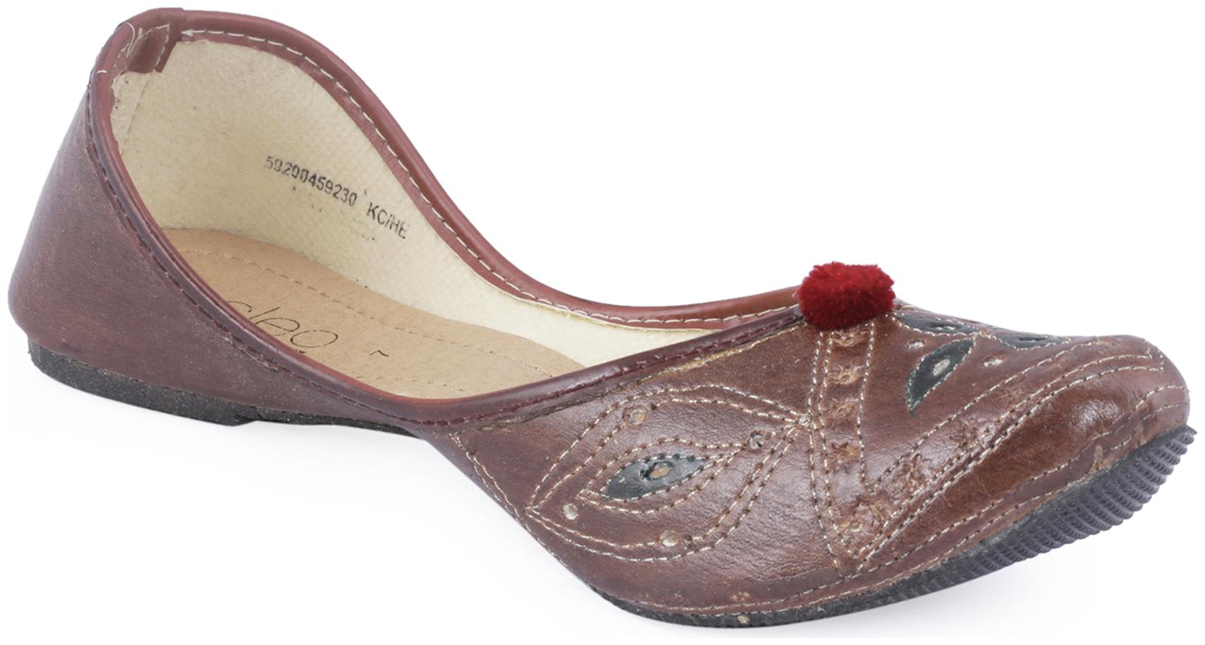 

Khadim s Women Brown Mojaris