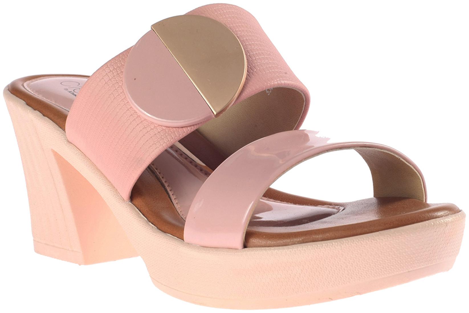 

Khadim s Cleo Women Pink Casual Block Heel Sandal