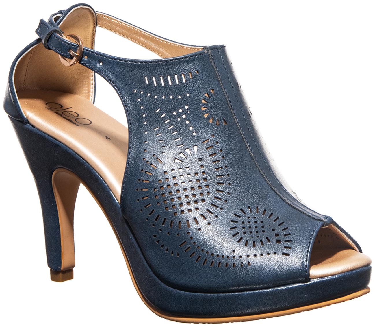 

Khadim s Cleo Women Navy Blue Lifestyle Stiletto Heel Sandal