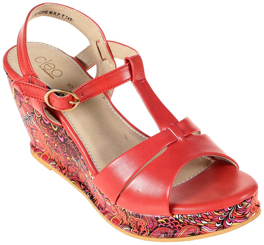 

Khadim s Women Red Wedges