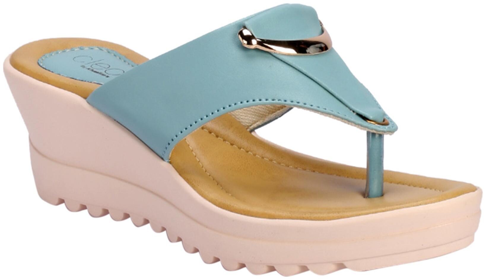 

Khadim s Women Blue Wedges