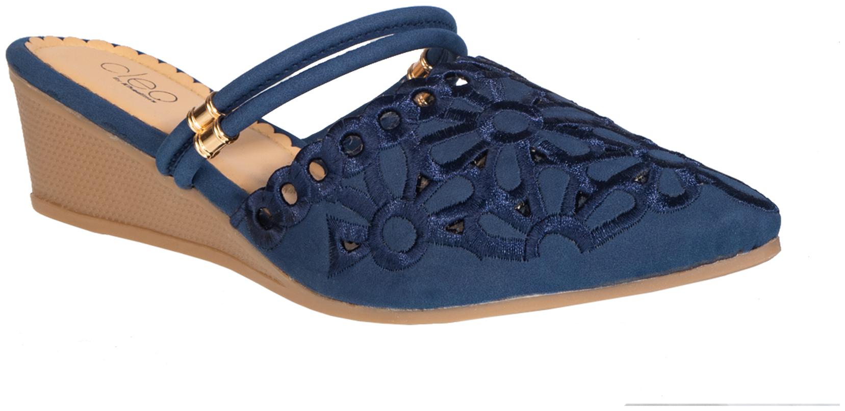 

Khadim s Cleo Women Navy Casual Clog Sandal