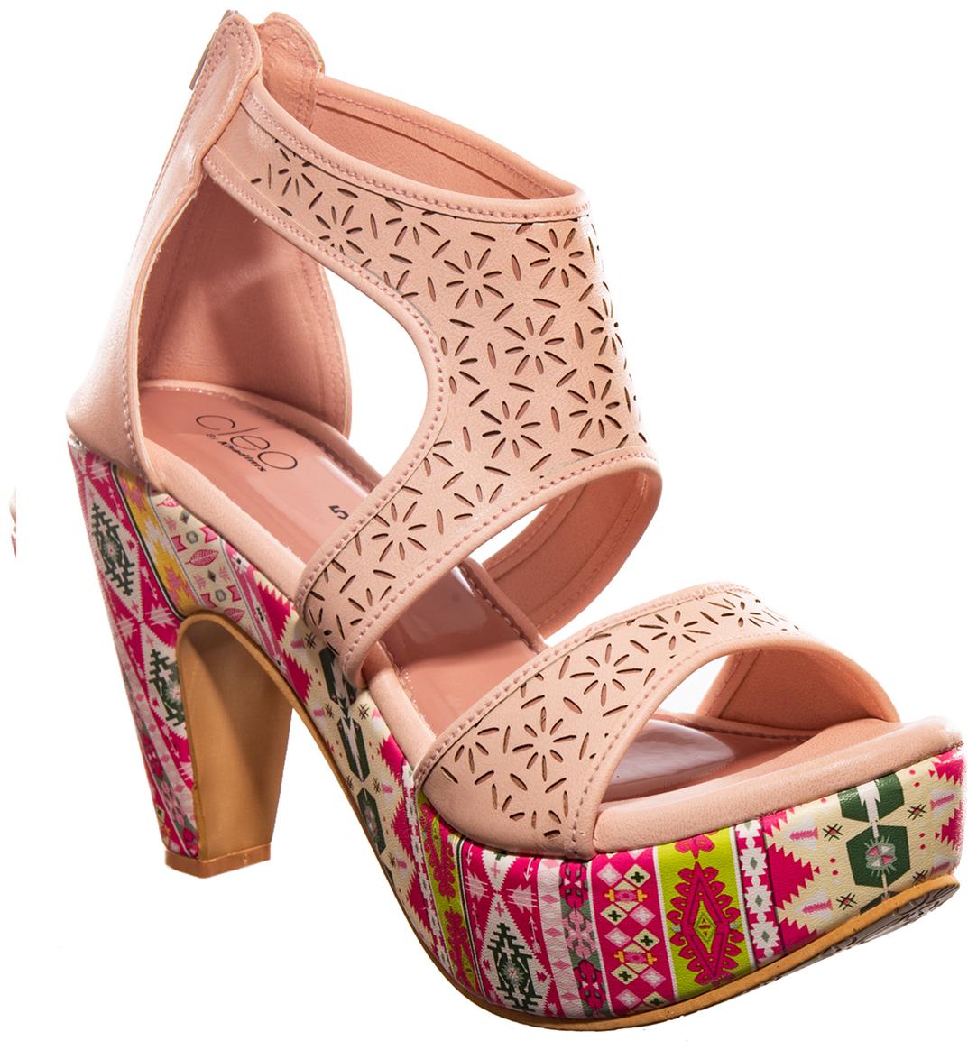 

Khadim s Cleo Women Pink Lifestyle Cone Heel Sandal