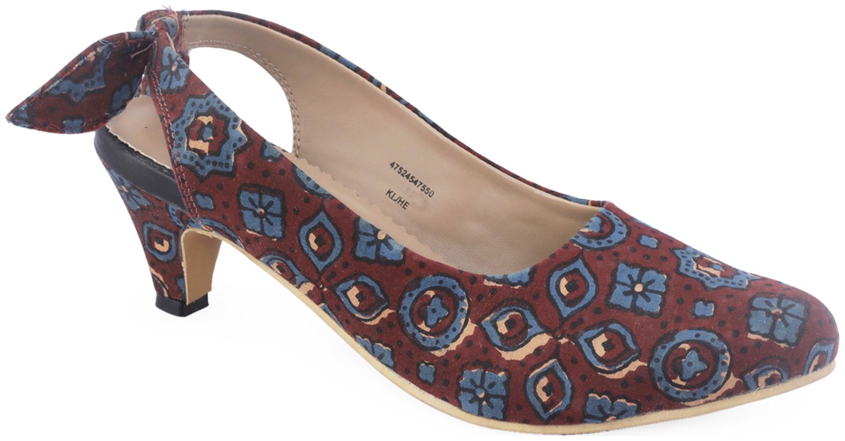 

Khadim s Women Maroon Heeled Sandals