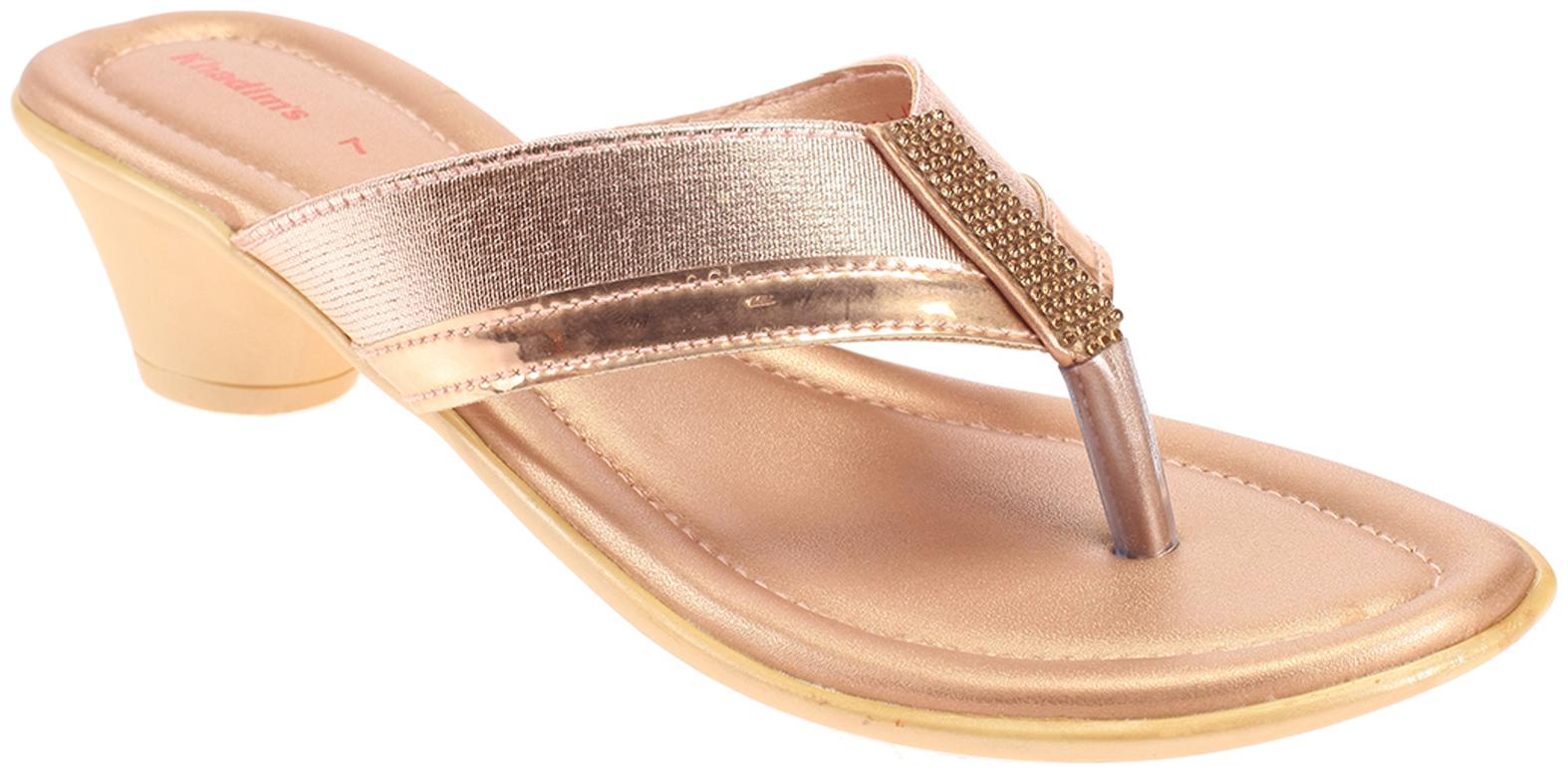 

Khadim s Khadim s Women Rose Gold Lifestyle Heel Sandal