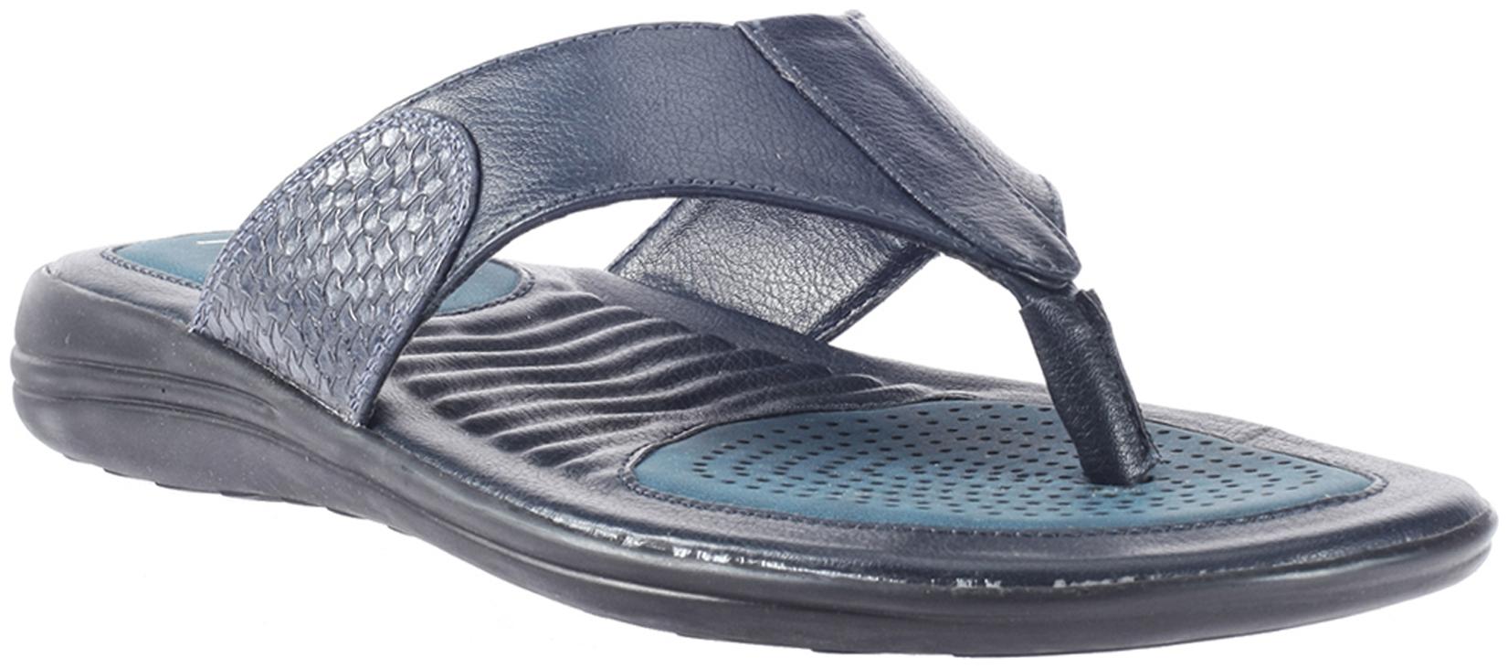 

Khadim s Lazard Men Navy Casual Slip-On Sandal