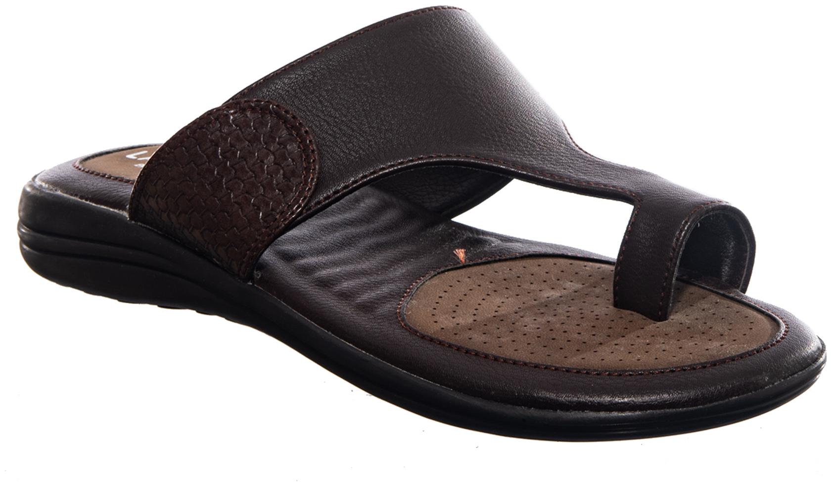 

Khadim s Lazard Men Brown Casual Slip-On Sandal