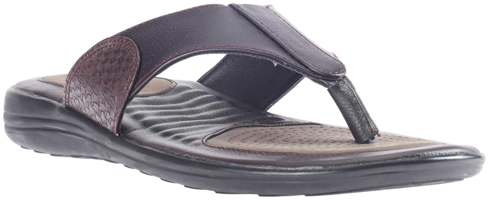 

Khadim s Lazard Men Brown Casual Slip-On Sandal