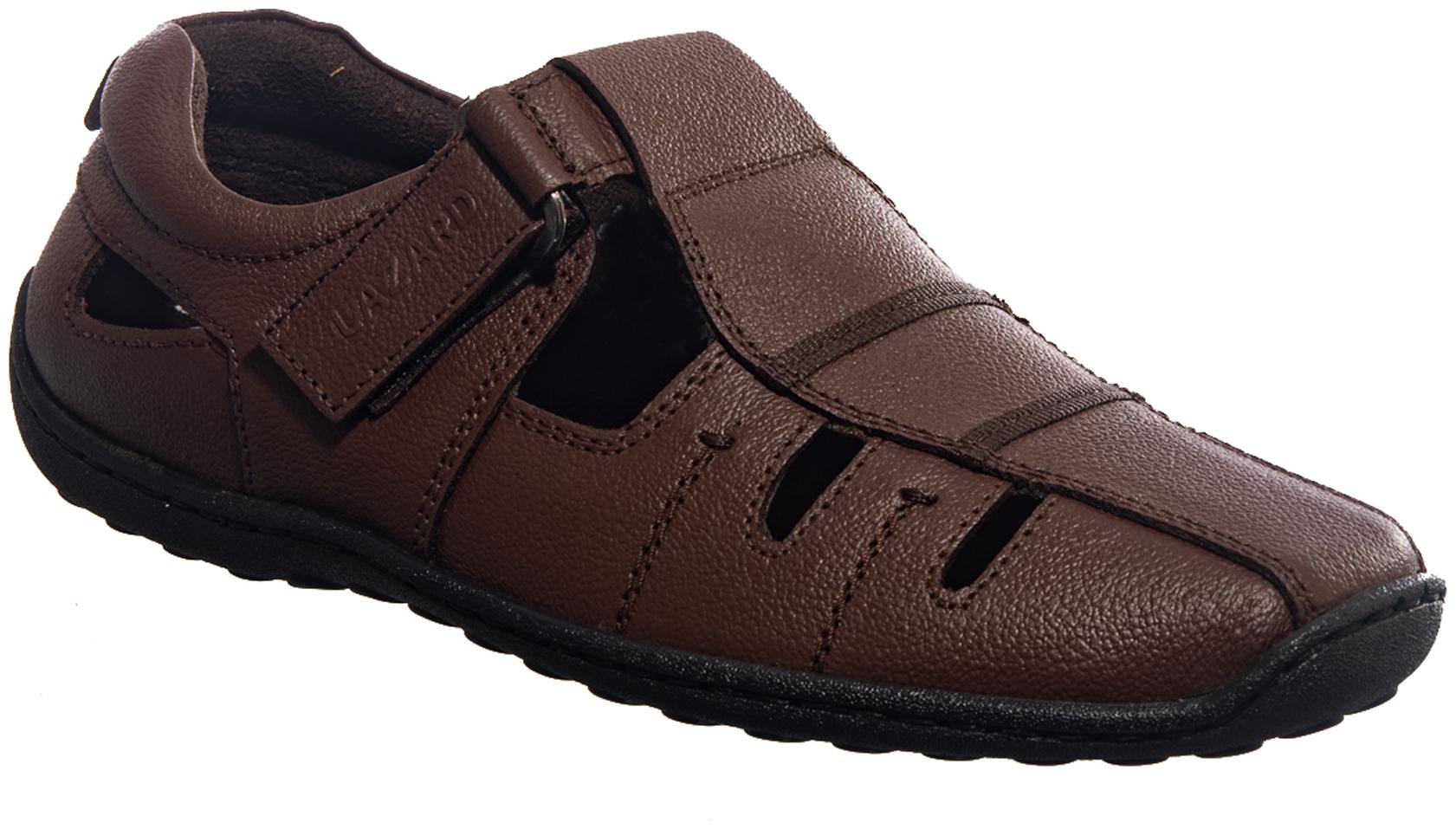 

Khadim s Lazard Men Brown Casual Dress Sandal