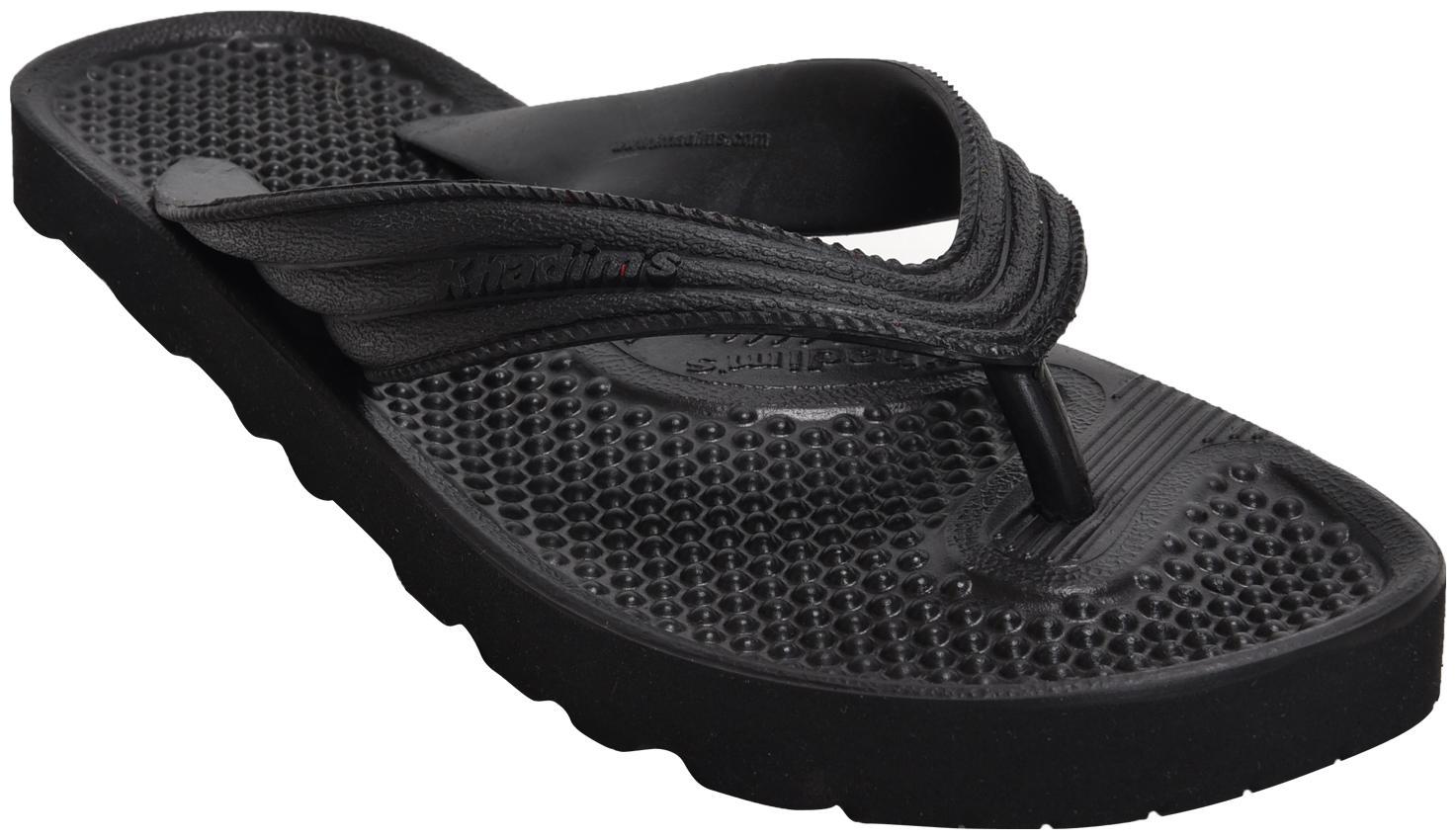 

Khadim s Men Black Flip-Flops - 1 Pair
