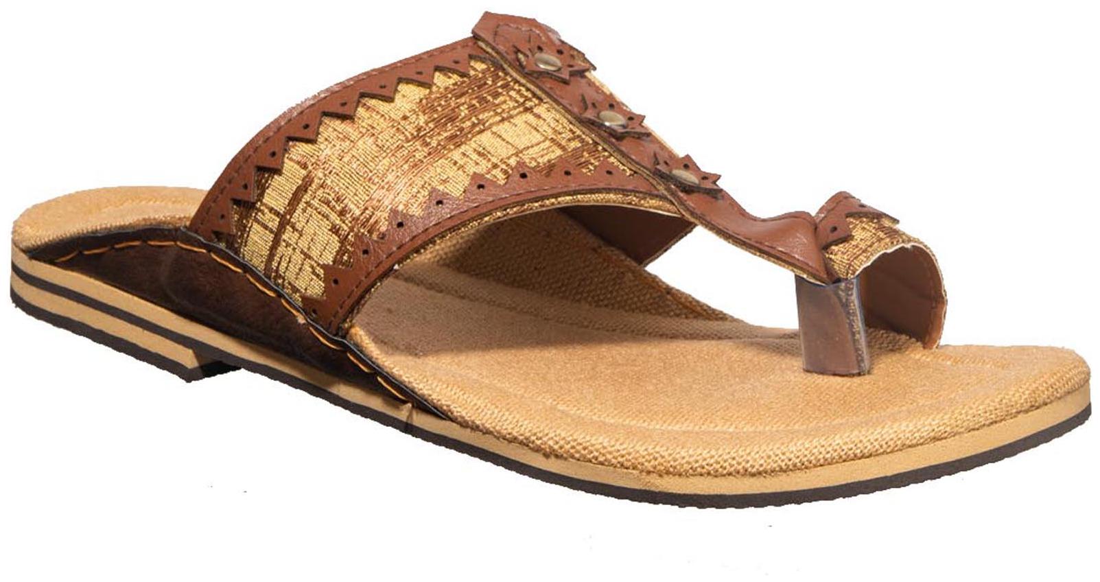 

Khadim s Men s Brown Ethnic Kolhapuri Sandal