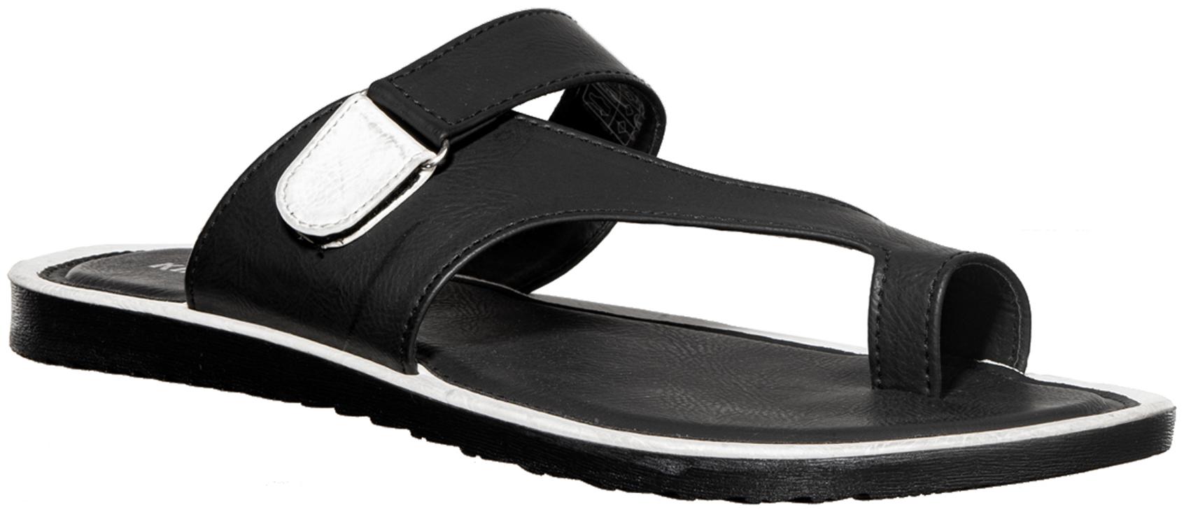 

Khadim s Men Black Casual Slip-On Sandal