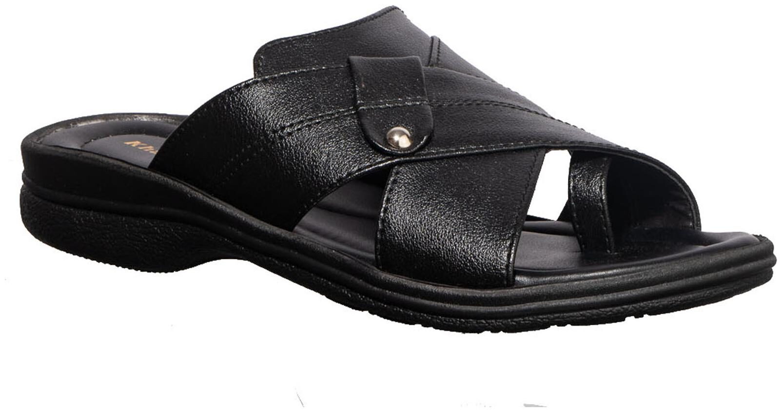 

Khadim s Men Black Sandals