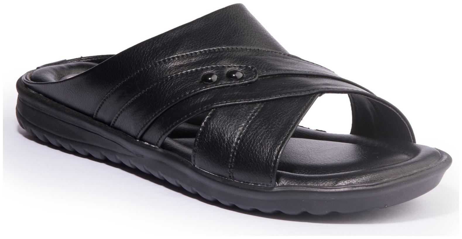 

Khadim s Men Black Casual Slip-On Sandal