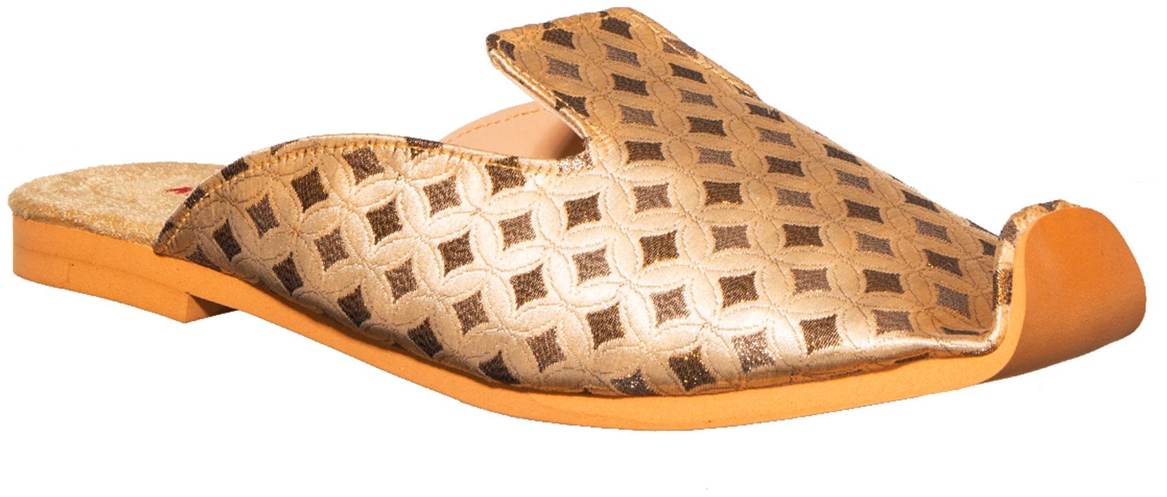 

Khadim s Men Gold Ethnic Mojri Sandal