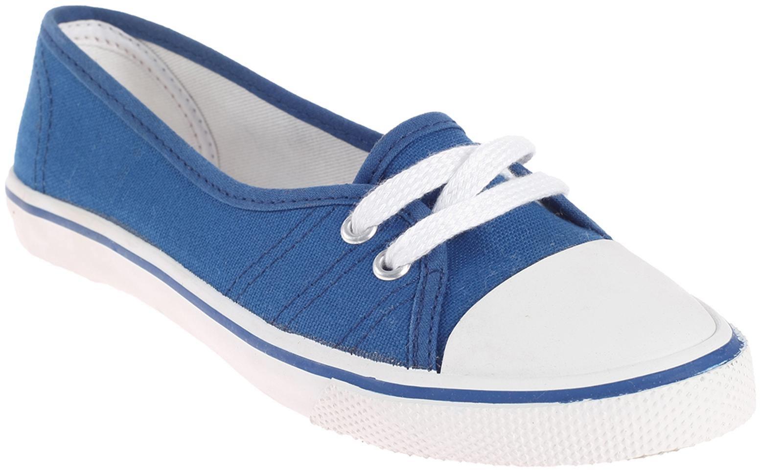 

Khadim s Women Blue Canvas Shoes