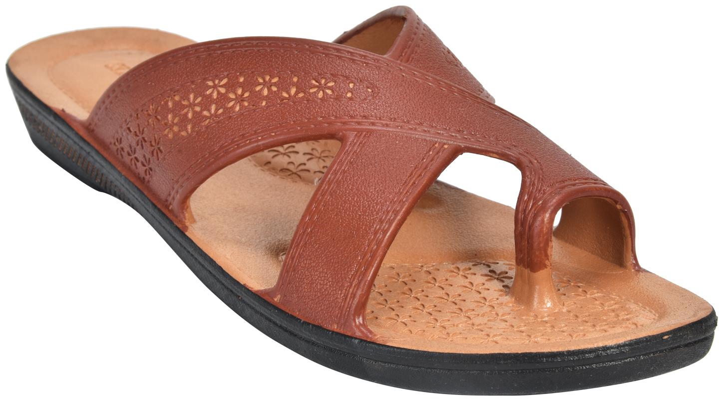 

Khadim s Women Brown One Toe Flats
