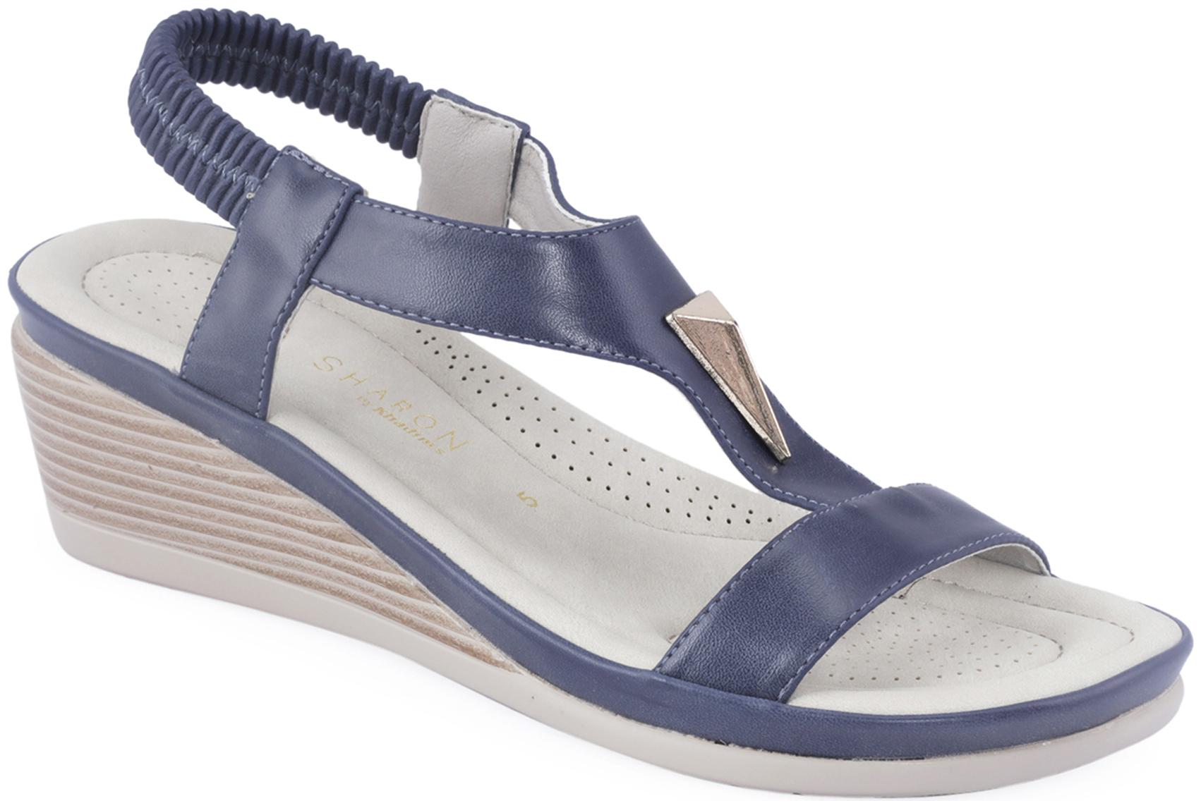 

Khadim s Sharon Women s Navy Heel Sandal