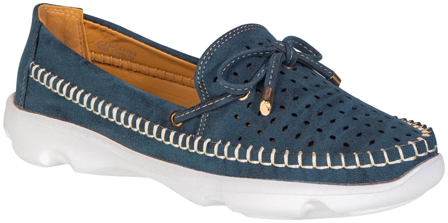 

Khadim s Women Navy Blue Loafers