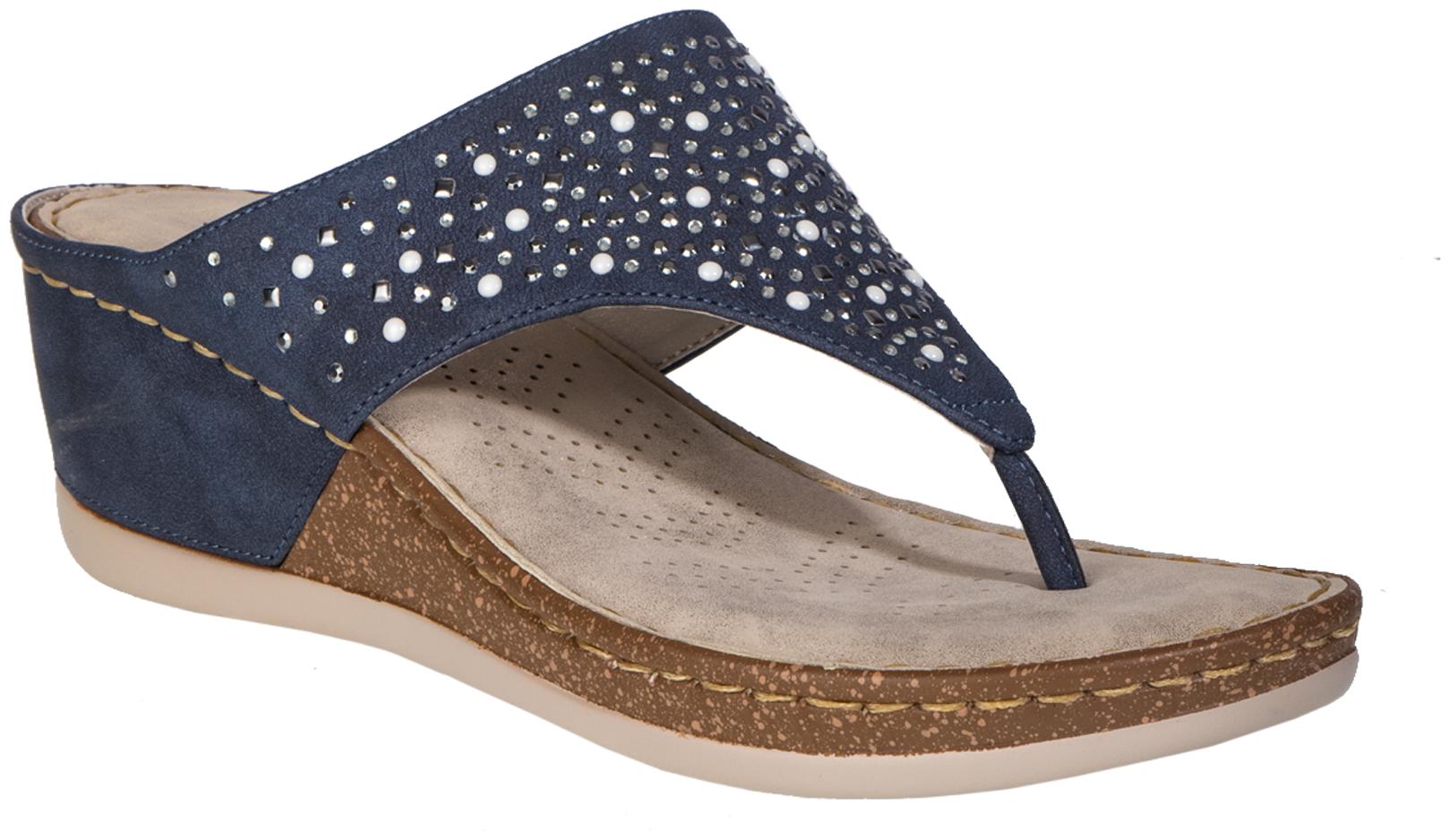 

Khadim s Women Navy Blue Wedges