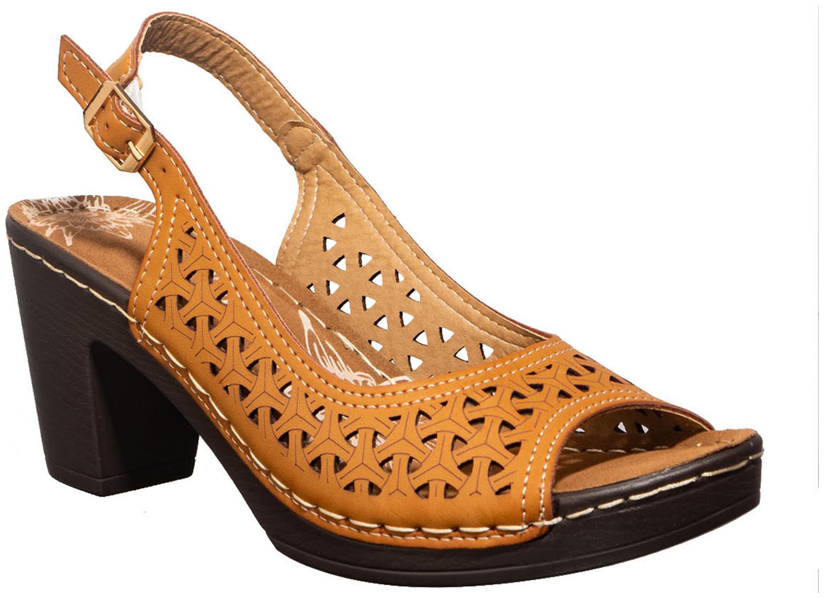 

Khadim s Women Tan Heeled Sandals