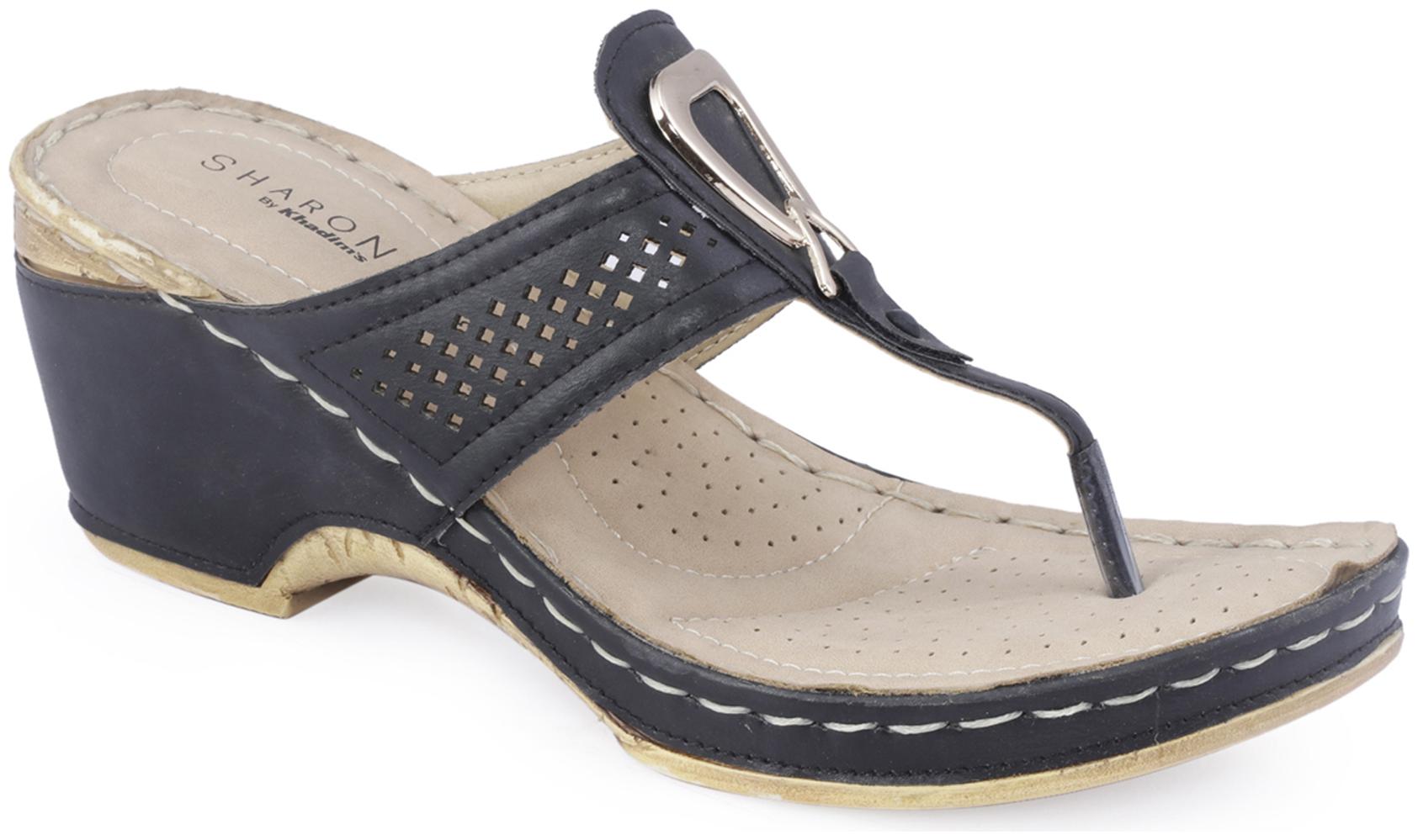 

Khadim s Sharon Women s Black Heel Sandal