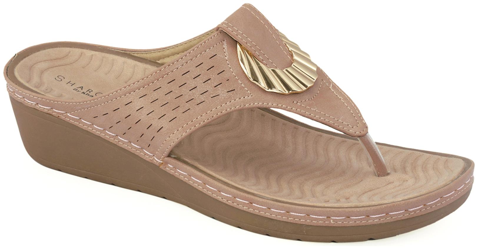 

Khadim s Women Pink Open Toe Flats