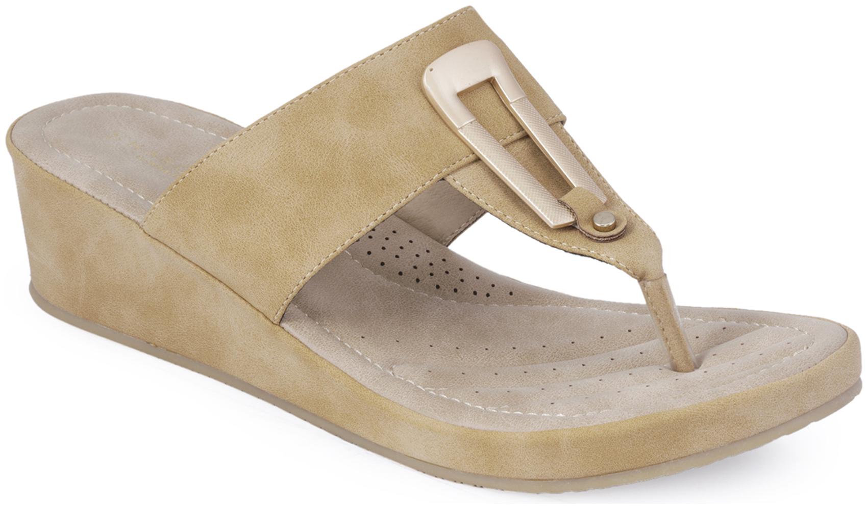 

Khadim s Sharon Women s Tan Heel Sandal