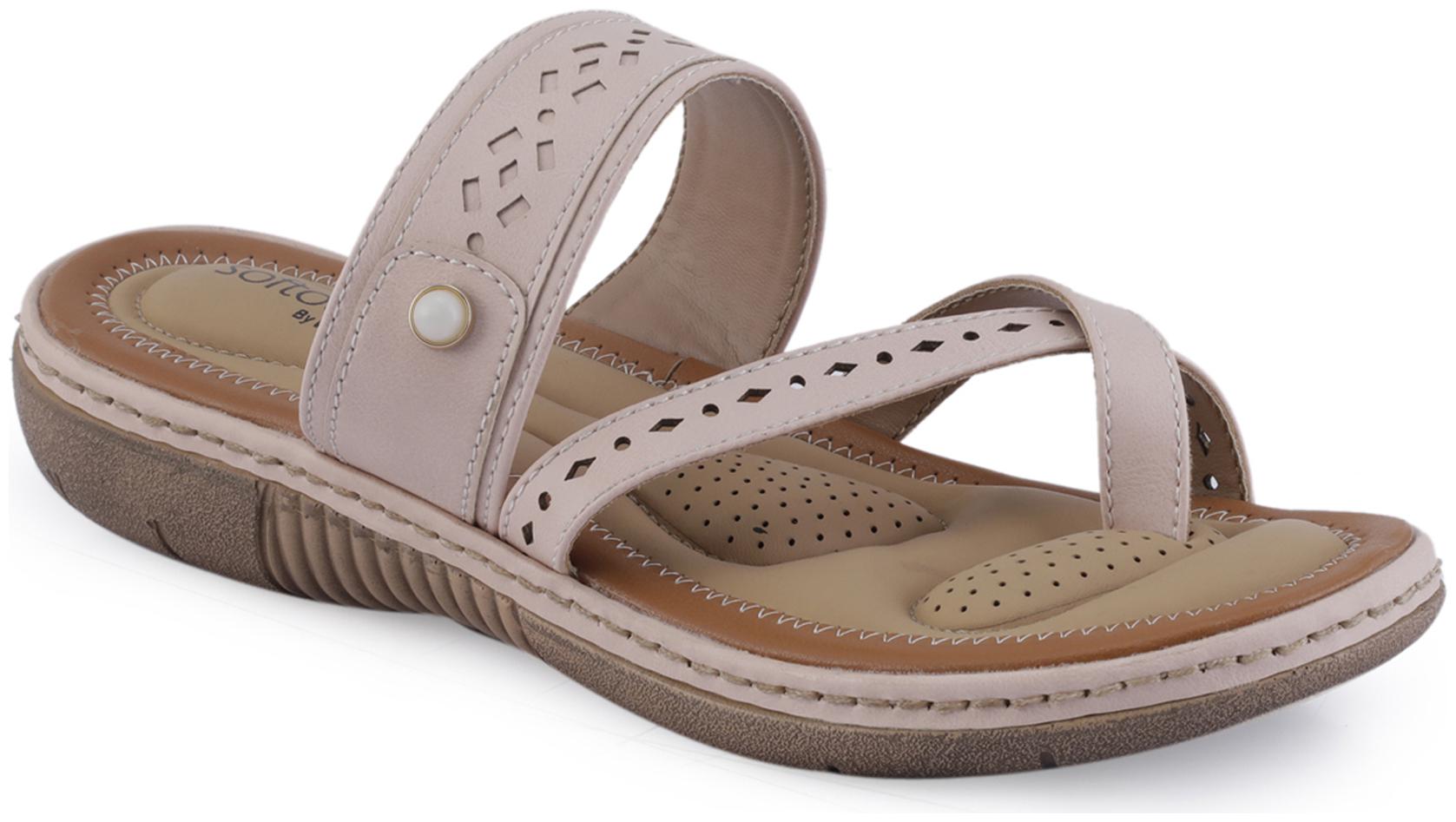

Khadim s Softouch Women s Rose Gold Heel Sandal