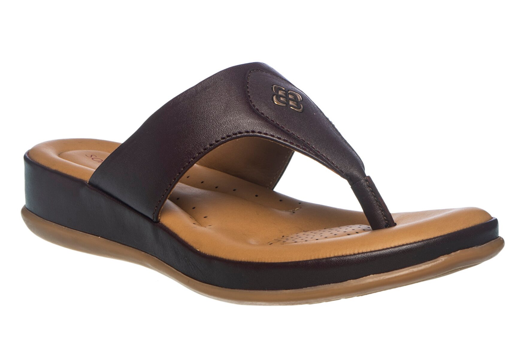 

Khadim s Softouch Women Brown Flat Slipper