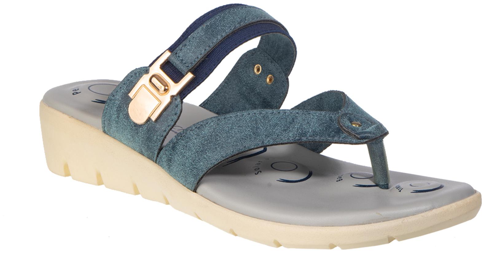

Khadim s Women Blue One Toe Flats