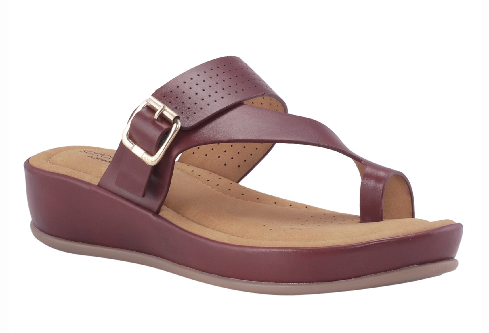 

Khadim s Softouch Women Maroon Flat Slipper