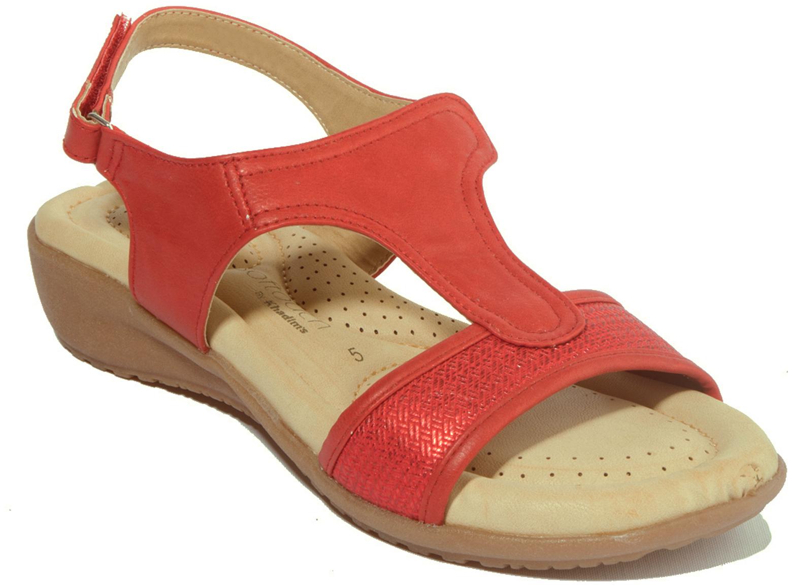 

Khadim s Softouch Women Red Casual Heel Sandal