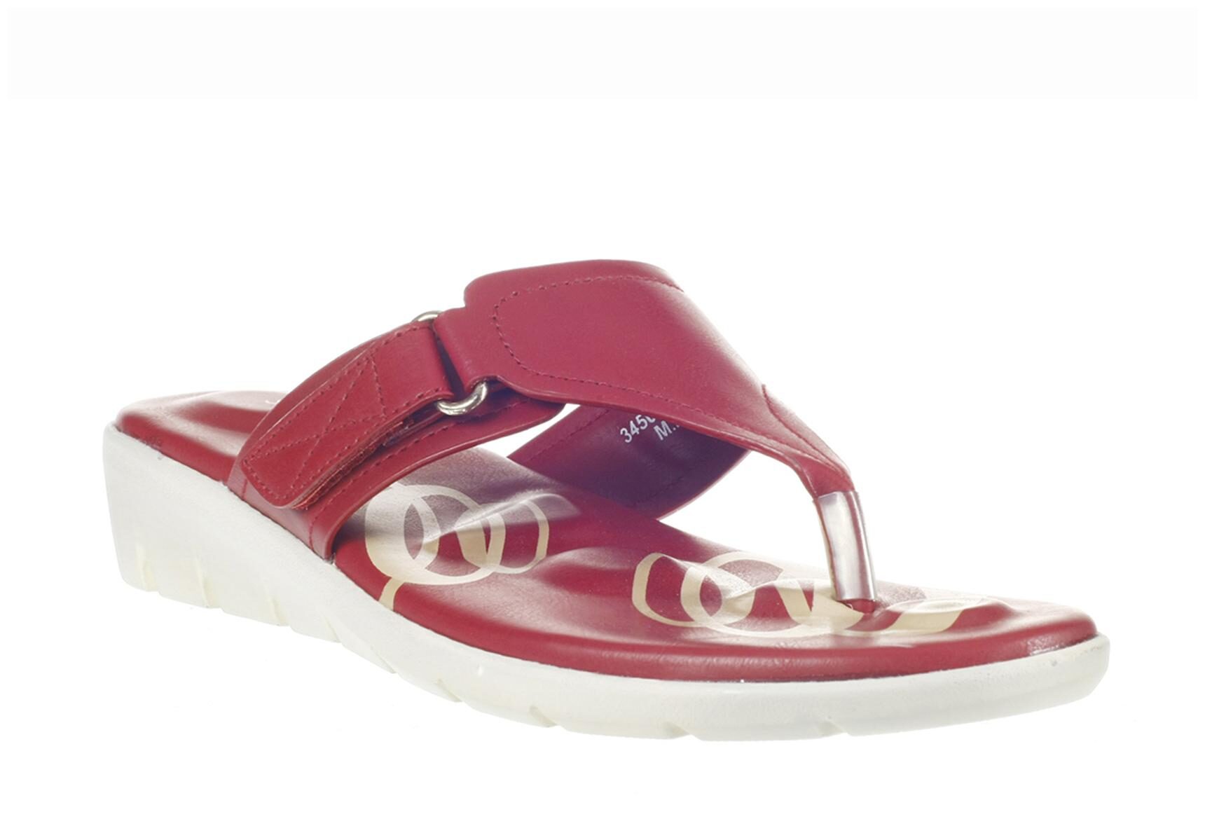 

Khadim s Women Red Open Toe Flats