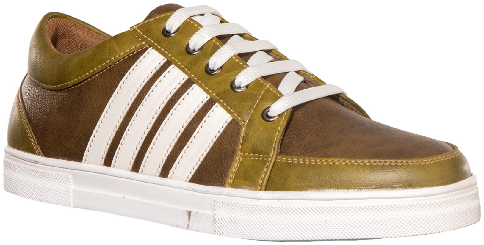 

Khadim s Dress Sneakers Men Green Sneakers