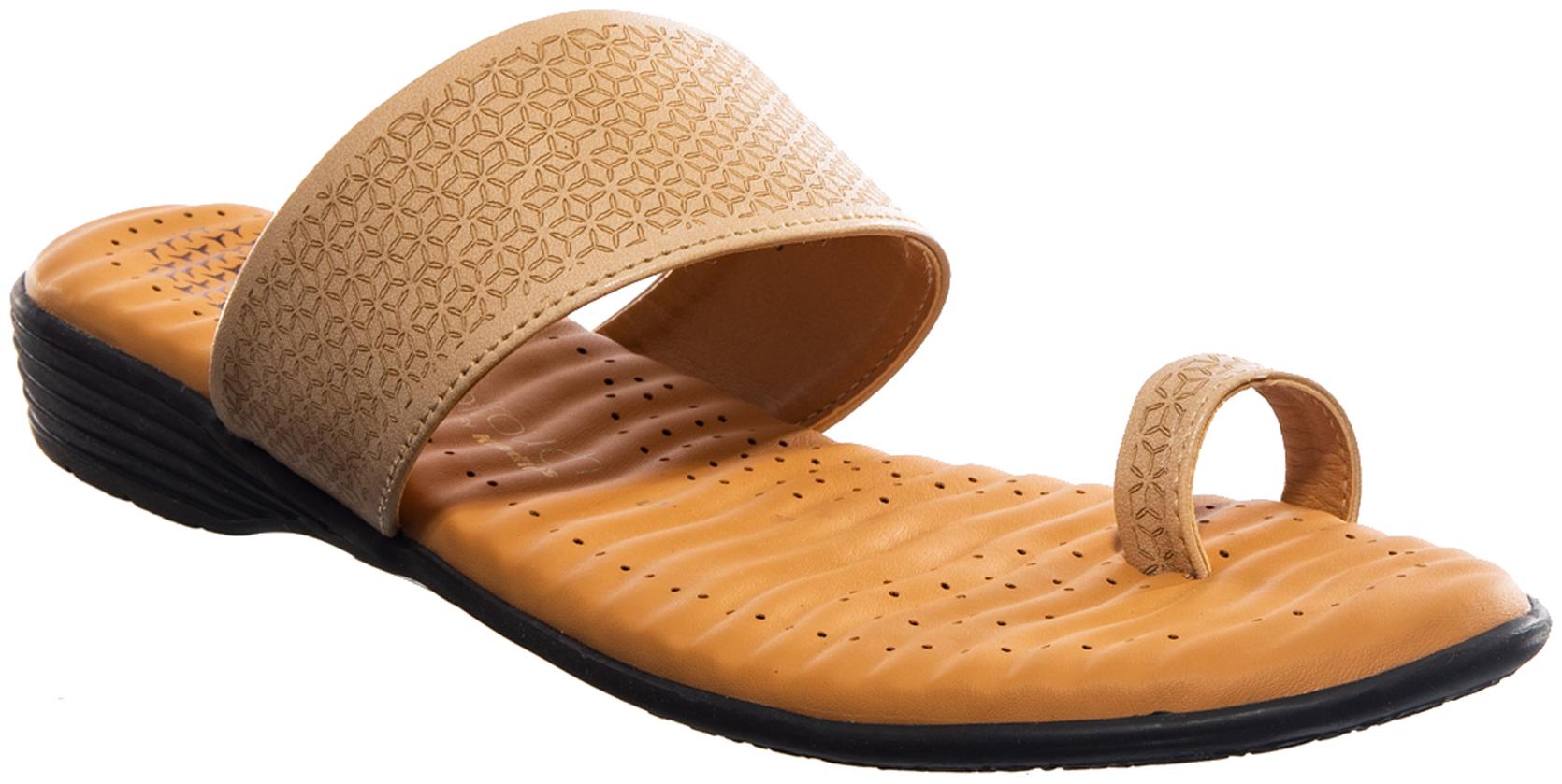 

Khadim s Women Beige One Toe Flats