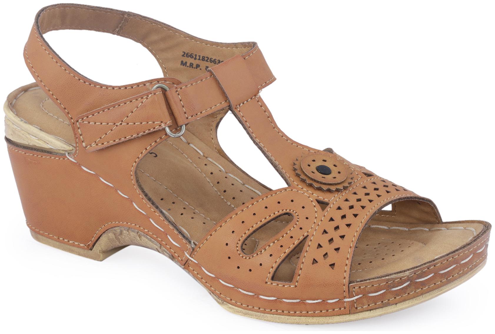 

Khadim s Women Tan Wedges
