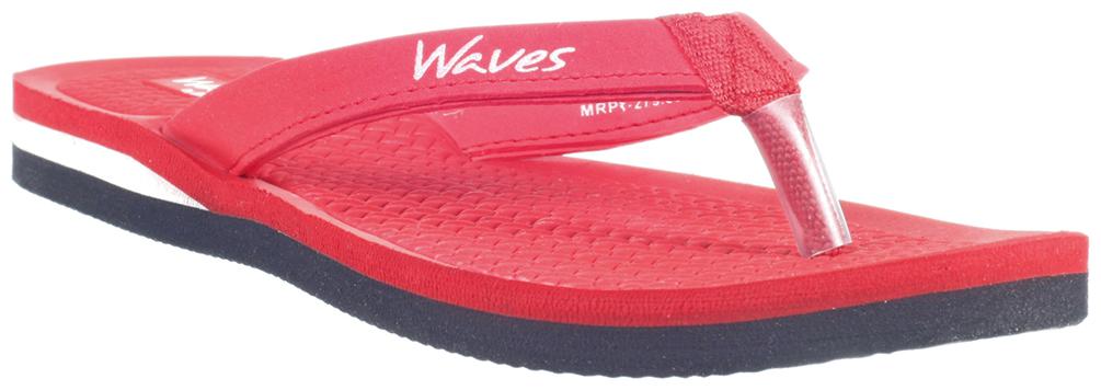 

Khadim s Waves Women Red Casual Indoor Flip-Flop