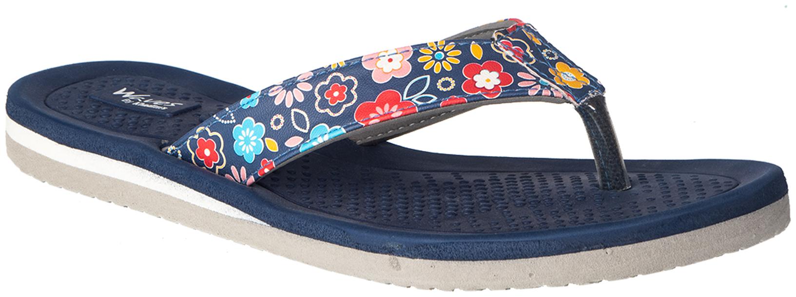 

Khadim s Waves Women Navy Casual Indoor Flip-Flop