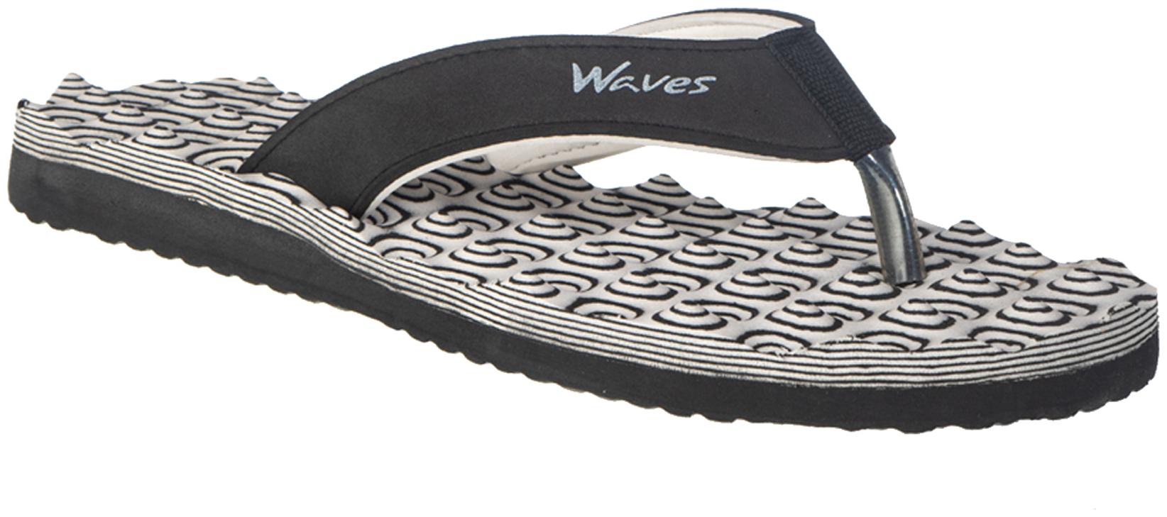 

Khadim s Waves Women Black Casual Indoor Flip-Flop