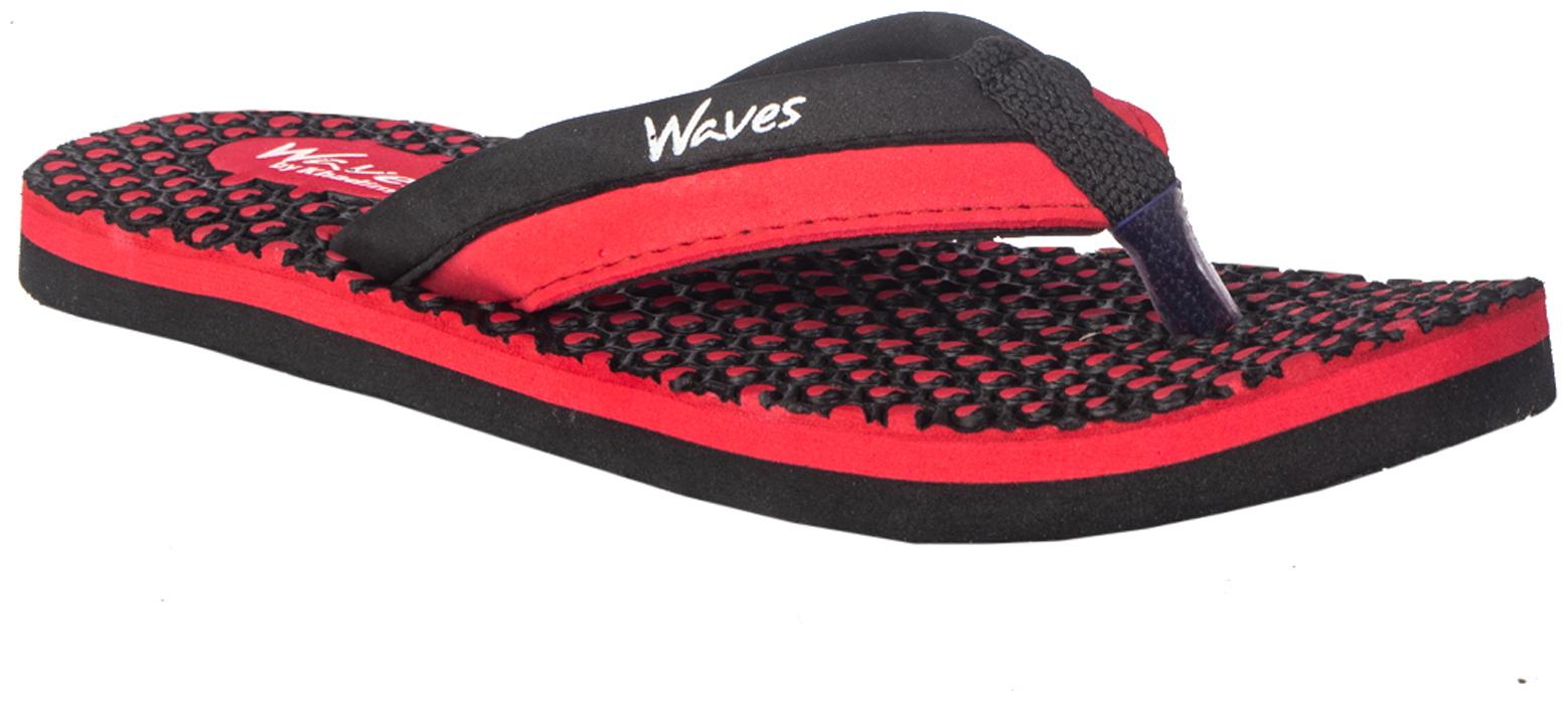 

Khadim s Waves Women Red Casual Indoor Flip-Flop