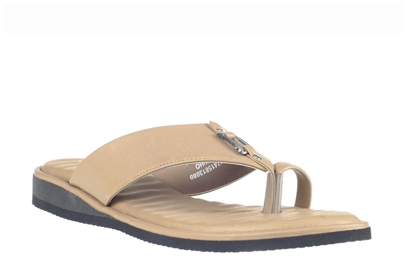 

Khadim s Women Beige Open Toe Flats