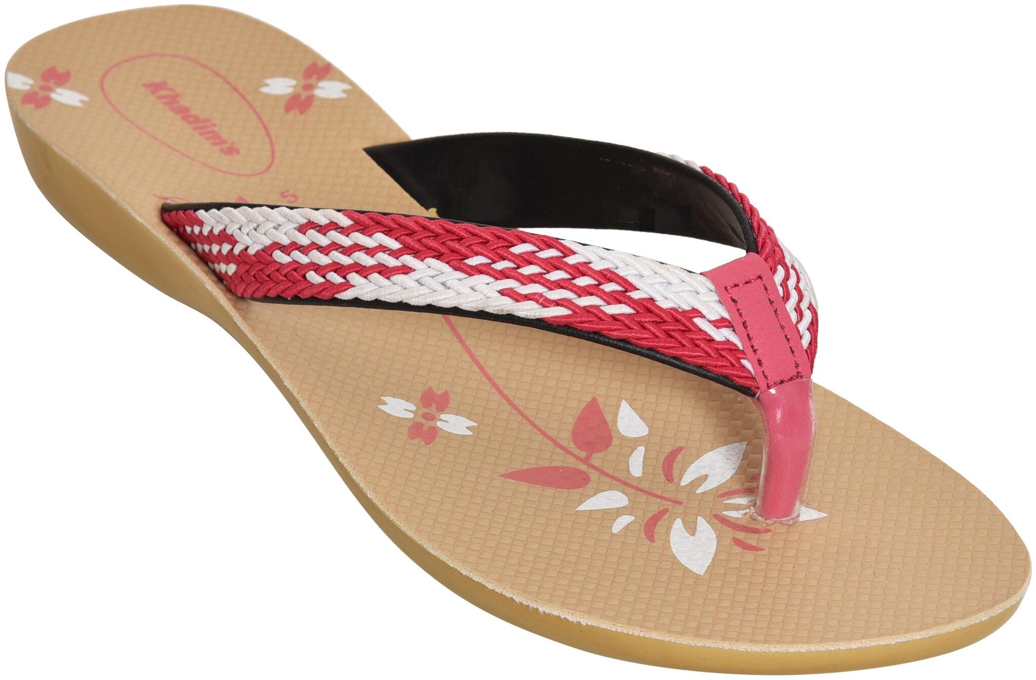 

Khadim s Women Pink T-Strap Flats