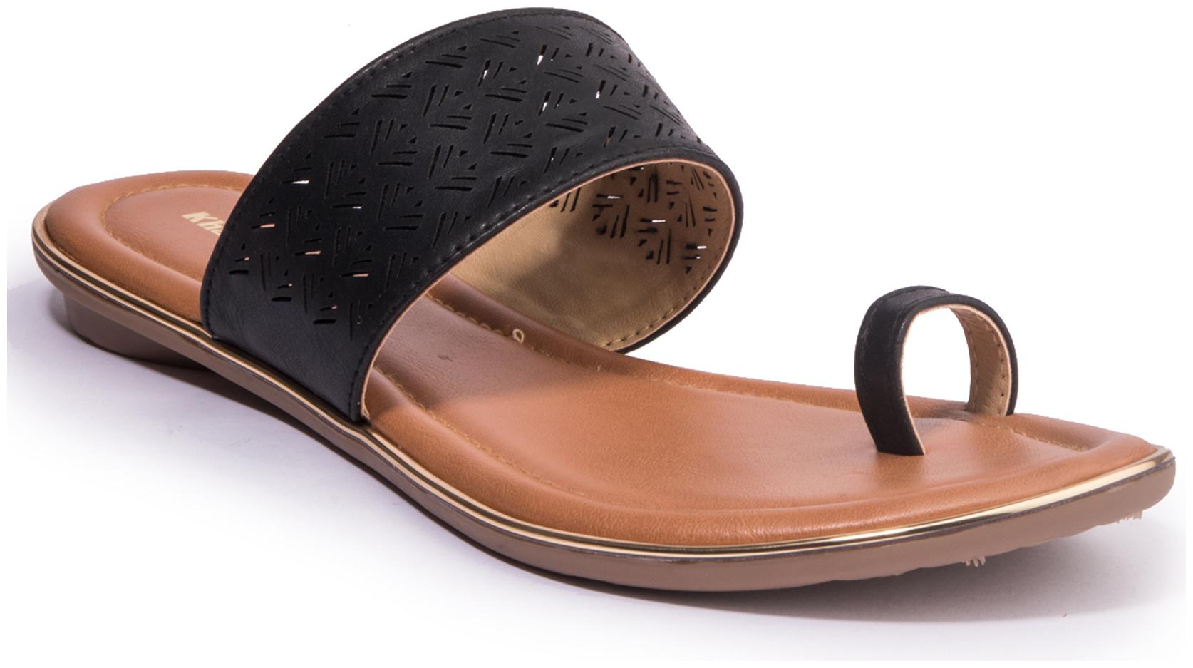 

Khadim s Women Black One Toe Flats