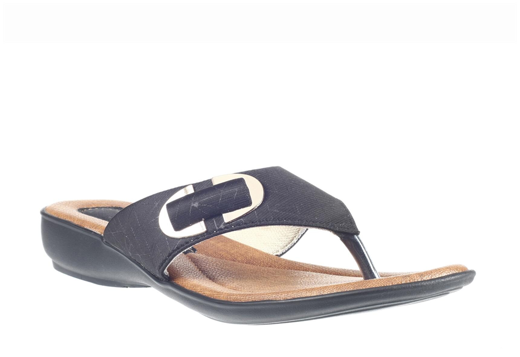 

Khadim s Women Black Open Toe Flats