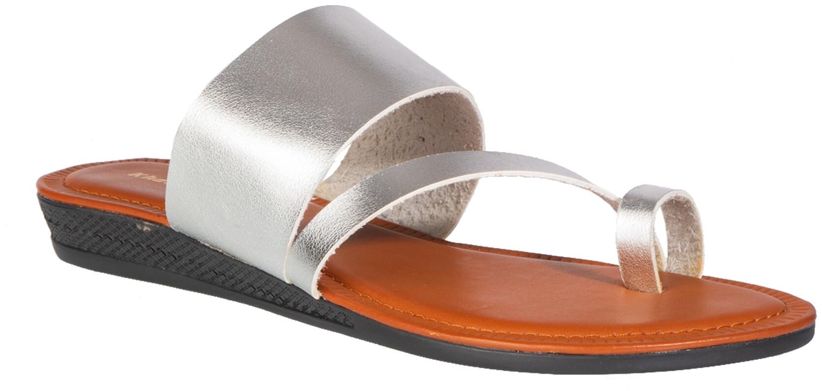 

Khadim s Women Silver One Toe Flats